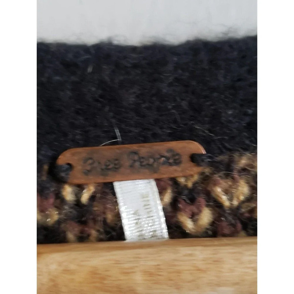 Free People Black and Brown Leopard Cardigan - Picture 2 of 10